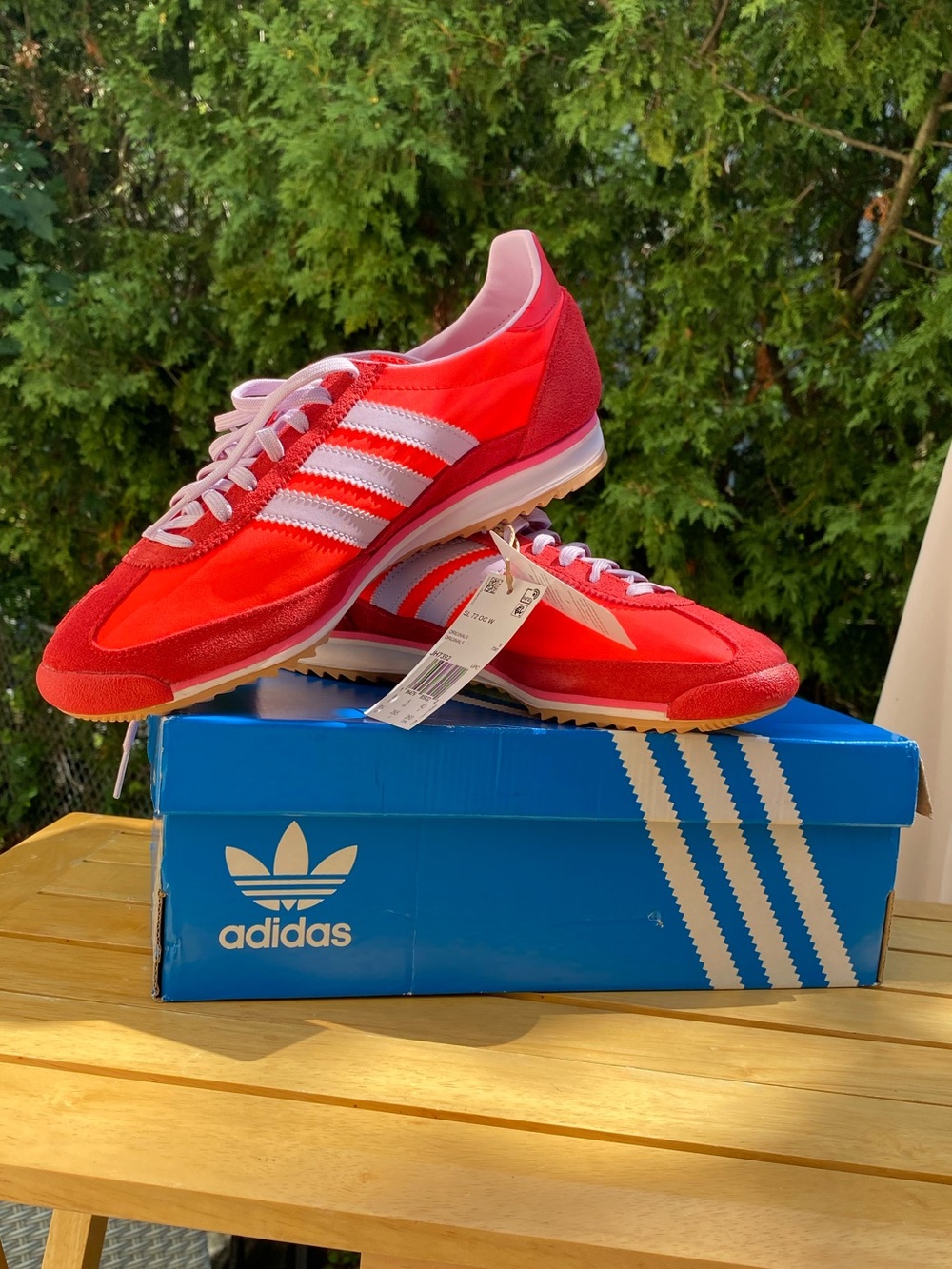 adidas Iconic Women’s Retro Runner SL72 OG with Stripes Size 9.5 NIB